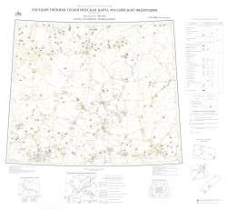 O-37,(38) (Нижний Новгород). Государственная геологическая карта Российской Федерации (новая серия). Карта полезных ископаемых