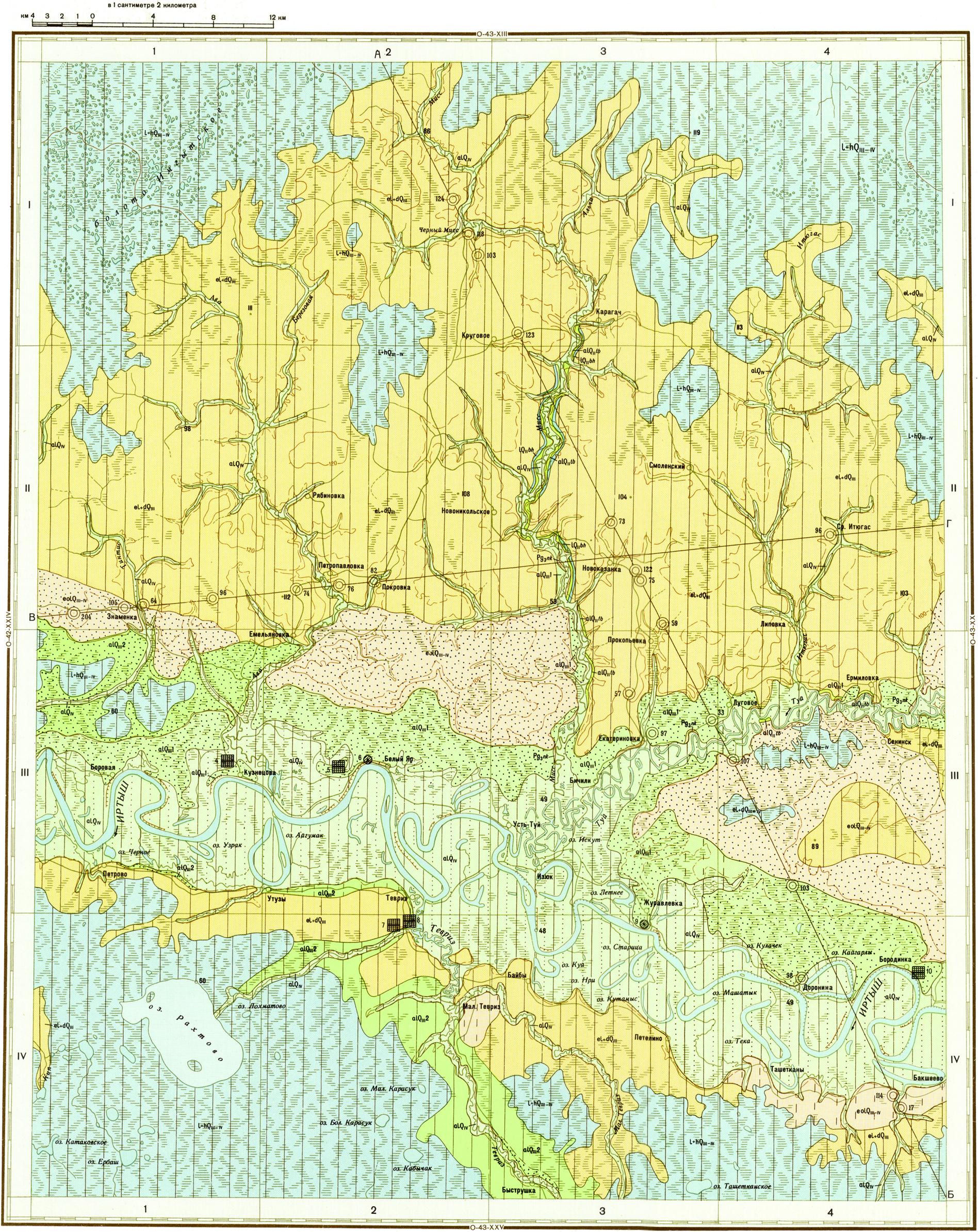19 карта геологическая