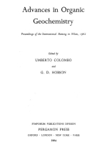 Advances in organic geochemistry / Достижения в области органической геохимии