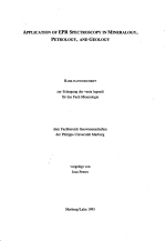Application of EPR spektroscopy in mineralogy, petrology and geology / Применение ЭПР-спектроскопии в минералогии, петрологии и геологии
