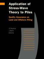 Application of stress-wave theory to piles. Quality assurance on land and offshore piling / Применение волновой теории напряжений к сваям. Обеспечение качества при забивке свай на суше и в море