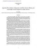 Argentine Precordillera: Sedimentary and plate tectonic history of a Laurentian crustal fragment in South America / Аргентинские Предкордильеры: Осадочная геология и история тектоники плит Лаврентийского фрагмента коры в Южной Америке