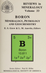 Boron. Mineralogy, petrology and geochemistry / Бор. Минералогия, петрология и геохимия