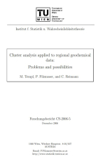 Cluster analysis applied to regional geochemical data: Problems and possibilities / Кластерный анализ применительно к региональным геохимическим данным: проблемы и возможности