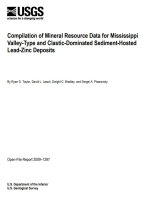 Compilation of mineral resource data for Mississippi Valley-Type and Clastic-Dominated sediment-hosted lead-zinc deposits / Сбор данных о минеральных ресурсах для свинцово-цинковых месторождений типа долины Миссисипи и отложений с преобладанием обломочных