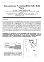 Compressional tectonics of the carlin gold trend / Тектоника сжатия золоторудной зоны карлинского типа 