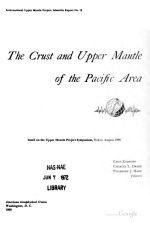 The crust and upper mantle of the Pacific area / Земная кора и верхняя мантия Тихоокеанского региона