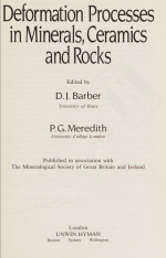 Deformation processes in minerals, ceramics and rocks / Деформационные процессы в минералах, керамике и горных породах