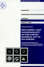 Der floren - und faunenschnitt an der grenze Barreme/Apt in NW Europa