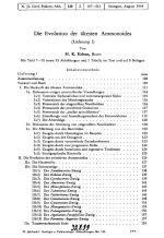 Die evolution der altesten Ammonoidea