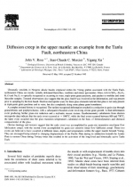 Diffusion creep in the upper mantle an example from the Tanlu Fault, northeastern China