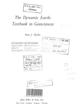 The dynamic Earth: textbook in geosciences / Динамическая Земля: учебник по наукам о Земле