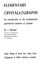 Elementary crystallography. An introduction to the fundamental geometrical features of crystals / Элементарная кристаллография. Введение в фундаментальные геометрические особенности кристаллов