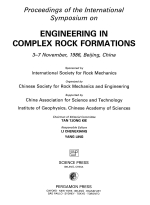 Engineering in complex rock formations / Проектирование в сложных горных условиях