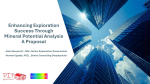 Enhancing exploration success through mineral potential analysis. A Proposal / Повышение успешности геологоразведочных работ за счет анализа потенциала полезных ископаемых. Предложение