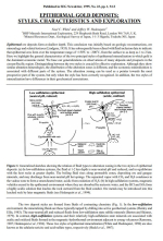 Epithermal gold deposits: styles, characteristics and exploration / Эпитермальные месторождения золота: типы, характеристики и разведка