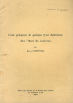 Etude geologique de quelques types d'alteration dans L'Ouest du Cameroun  / Геологическое исследование некоторых типов изменений в Западном Камеруне