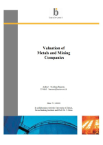 Evaluation of Metals and Mining Companies / Оценка деятельности металлургических и горнодобывающих компаний