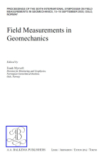 Field measurements in geomechanics / Полевые измерения в геомеханике
