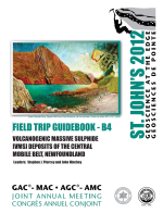 Field trip guidebook. Volcanogenic massive sulphide (VMS) deposits of the central mobile belt, Newfoundland / Путеводитель по полевой экскурсии. Вулканические связанные массивные сульфидные месторождения центрального подвижного пояса, Ньюфаундленд