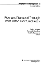 Flow and transport through unsaturated fractured rock / Течение и транспортировка по ненасыщенной трещиноватой породе