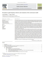 Formation of gold deposits: Review and evaluation of the continuum model / Формация золотого месторождения: обзор и эволюция непрерывной модели