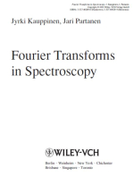 Fourier Transforms in Spectroscopy / Преобразования Фурье в спектроскопии