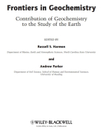 Frontiers in geochemistry. Contribution of geochemistry to the study of the Earth / Барьеры в геохимии. Вклад геохимии в изучение Земли