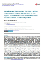 Geochemical exploration for gold and the association of As-Cu-Pb-Sn-Zn-Li in the upper proterozoic granitoids of the wadi Rumman Area, Southwest Jordan / Геохимическая разведка золота и ассоциации As-Cu-Pb-Sn-Zn-Li в гранитоидах верхнего протерозоя