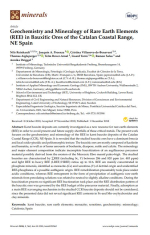 Geochemistry and mineralogy of rare earth elements (REE) in bauxitic ores of the Catalan Coastal Range, NE Spain / Геохимия и минералогия редкоземельных элементов (РЗЭ) в бокситовых рудах Каталонского прибрежного хребта, Северо-Восточная Испания