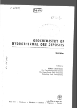 Geochemistry of hydrothermal ore deposits (Главы 12-17) / Геохимия гидротермальных рудных месторождений