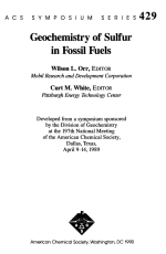 Geochemistry of sulfur in fossil fuels / Геохимия серы в ископаемом топливе