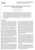 The Geology of the Antamina Copper-Zinc Deposit, Peru, South America / Геология медно-цинкового месторождения Антамина, Перу, Южная Америка