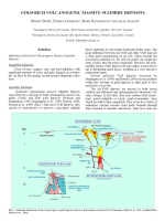 Gold-rich volcanogenic massive sulphide deposits / Богатые золотом вулканогенные массивные сульфидные месторождения
