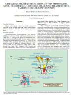 Greenstone-hosted quartz-carbonate vein deposits (orogenic, mesothermal, lode gold, shear-zone-related quartz-carbonate or gold-inly deposits) / Кварц-карбонатные жилы в зеленокаменных породах (орогенные, мезотермальные, золоторудные жилы ...)