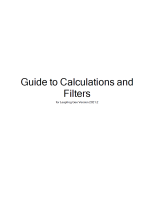 Guied to calculations and filters for Leapfrog Geo / Руководство по расчетам и фильтрам для Leapfrog Geo