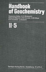 Handbook of geochemistry. Vol II-5. La (57) - U (92) / Справочник по геохимии. Выпуск II-5. ряд Лантан - Уран