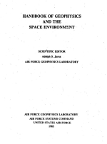 Handbook of geophysics and the space environment / Справочник по геофизике и космической среде