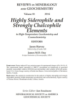 Highly siderophile and strongly chalcophile elements in high-temperature geochemistry and cosmochemistry / Высокосидерофильные и сильно халькофильные элементы в высокотемпературной геохимии и космохимии