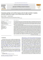 Integrating geologic and satellite imagery data for high-resolution mapping and gold exploration targets in the South Eastern Desert, Egypt / Интеграция данных геологических и спутниковых снимков для картографирования с высоким разрешением и поиска золота