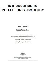 Introduction to petroleum seismology / Введение в нефтяную сейсмологию