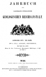 Jahrbuch der Kaiserlich-Königlichen Geologischen Reichsanstalt. 21 Band / Ежегодник Императорского Королевского Геологического общества. Выпуск 21