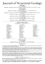 Journal of Structural Geology (1994) / Журнал структурной геологии (1994)
