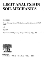 Limit analysis in soil mechanics / Предельный анализ в механике грунтов