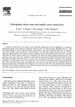 Lithospheric shear zones and mantle-crust connections