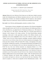 Lower callovian of East Crimea: new data on the ammonite fauna and biostratigraphy / Нижний келловей Восточного Крыма: новые данные по фауне аммонитов и биостратиграфии