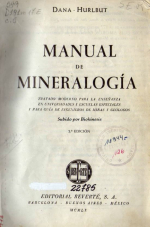 Manual de mineralogia / Руководство по минералогии