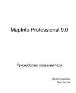 MapInfo Professional 9.0. Руководство пользователя
