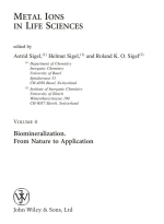 Metal ions in life sciences. Volume 4. Biomineralization. From nature to application / Ионы металлов в науках о жизни. Том 4. Биоминерализация. От природы к применению