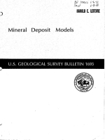 Mineral Deposit Models / Модели месторождений полезных ископаемых